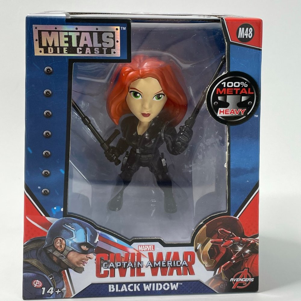 Marvel Avengers Black Widow Die-cast 4' Figurine